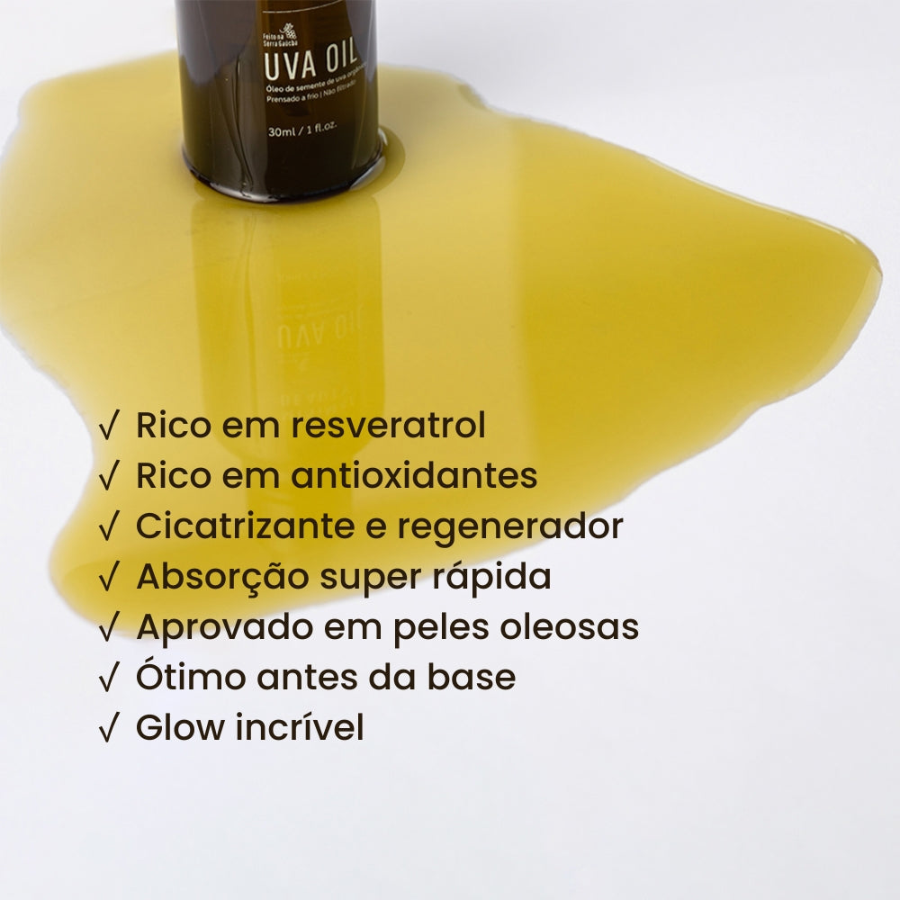 Uva Oil - Óleo de Semente de Uva Puro